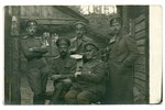 photography, Tsarist Russia, officers in the trenches, beginning of 20th cent., 14x9 cm...