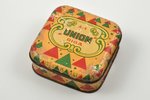 box, Union, Latvia, the 30ties of 20th cent., 8.9 x 8.9 x 3.2 cm...