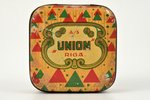 box, Union, Latvia, the 30ties of 20th cent., 8.9 x 8.9 x 3.2 cm...