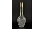 carafe, silver, 84 standard, crystal glass, h = 36 cm, workshop Gashkel S. and Schick I., 1908-1914,...