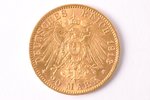 20 marks, 1913, J, Hamburg, gold, Germany, 7.95 g, Ø 22.6 mm, AU...