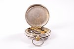 карманные часы, Spiral Brequet, Швейцария, 18-й век, серебро, 800 проба, 81.40 г, Ø 50 мм, исправные...