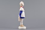 figurine, Young Pioneer Girl, porcelain, Riga (Latvia), Riga porcelain factory, molder - Zina Ulste,...