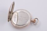 pocket watch, "S.U.F.", Switzerland, the beginning of the 20th cent., silver, 800 standart, 70.25 g,...
