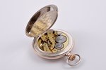 карманные часы, "S.U.F.", Швейцария, начало 20-го века, серебро, 800 проба, 70.25 г, Ø 50 мм, в хоро...