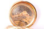 pocket watch, "Omega", Switzerland, the border of the 19th and the 20th centuries, gold, 56 standart...