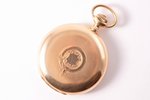 pocket watch, "Omega", Switzerland, the border of the 19th and the 20th centuries, gold, 56 standart...