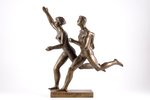figurative composition, Runners, sculptor's work by Yelena Aleksandrovna Yanson-Manizer, composition...