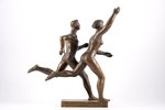 figurative composition, Runners, sculptor's work by Yelena Aleksandrovna Yanson-Manizer, composition...