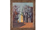 Delle Biruta (1944), Church, canvas, oil, 50x40 cm...