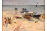 Podobedov Roman Leonidovitch (1920-1990), "The Fishing Boats", 1974, canvas, oil, 60x80 cm, 3-A rati...