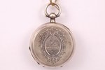 карманные часы, "Georges Favre Jaсot", Швейцария, 19-й век, серебро, 84 проба, 33.30 г., 35 мм, заво...