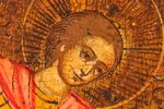 ikona, Svētais Lielmoceklis Georgijs (Juris) Uzvarētājs, dēlis, gleznojums, vizuļzelts, Krievijas im...