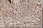 икона, в серебряном окладе, Казанская икона Божией Матери,, доска, серебро, живопиcь, 84 проба, Росс...