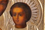 ikona, Ibērijas Dievmāte (rāmī), dēlis, sudrabs, gleznojums, 84 prove, Krievijas impērija, 19. un 20...