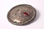 a brooch, sakta, silver, 875 standard, 21.10 g., the item's dimensions Ø = 7.6 cm, the 20ties of 20t...