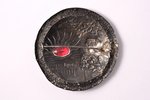 a brooch, sakta, silver, 875 standard, 21.10 g., the item's dimensions Ø = 7.6 cm, the 20ties of 20t...