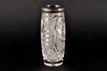 ваза, серебро, 875 проба, 20-е годы 20го века, (вес изделия) 524.15 г, Латвия, h 16 см...