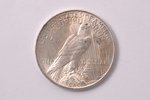 1 доллар, 1923 г., серебро, США, 26.7 г, Ø 38.1 мм, XF...