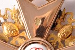ordenis, Svētā Staņislava ordenis ar oriģinālo kastīti un lenti, 2. pakāpe, zelts, Krievijas Impērij...