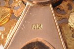 орден, орден Святого Станислава с оригинальной коробочкой и лентой, 2-я степень, золото, Российская...