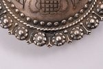 a brooch, sakta, silver, 875 standard, 11.42 g., the item's dimensions Ø = 5 cm, 1954, Tallinn Art a...