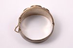 a bracelet, silver, enamel, 875 standard, 68.55 g., the diameter of the bracelet 5.5 - 5.7 cm, the 3...