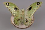 figurine, Buterfly, porcelain, Riga (Latvia), USSR, Riga porcelain factory, the 50ies of 20th cent.,...