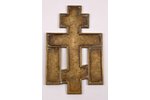 cross, "The Crucifixion of Christ", with The Mother of God and saint Martha on left plate and John t...
