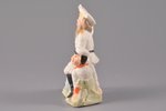 figurine, As Russian Cossack Japanese punished, bisque, Russia, the beginning of the 20th cent., 7 c...