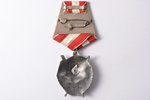 Sarkanā Karoga ordenis, Nr.135298, sudrabs, PSRS, 20.gs. 40ie gadi, 46.2 x 37.7 mm...