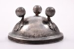 saltcellar, silver, 84 standard, 36.90 g, Ø = 6.3 cm, h = 3.6 cm, 1813, Russia...