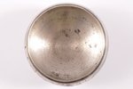 солонка, серебро, 84 проба, 23.60 г, штихельная резьба, Ø 4.7 cm, h 2.6 см, 1899-1908 г., Москва, Ро...