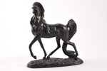 статуэтка, "Лошадь", чугун, 16.5 x 15.3 x 5.6 см, вес 998.90 г., СССР, Касли, 1989 г....