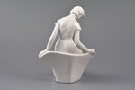 figurine, A Sitting Girl, porcelain, Riga (Latvia), USSR, sculpture's work, molder - Anatoly Travnik...