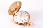 карманные часы, "H.Moser & Cie", Швейцария, рубеж 19-го и 20-го веков, золото, 56, 14 K проба, (вес...