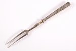 fruit fork, silver, 84 standart, 1908-1917, (item's weight) 25.15 g, Moscow, Russia, 18.7 cm...