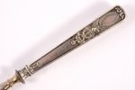 fruit fork, silver, 84 standart, 1908-1917, (item's weight) 25.15 g, Moscow, Russia, 18.7 cm...