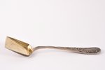 kitchen shovel, silver, 84 standard, 60.05 g, gilding, 16.1 cm, Orest Kurlyukov company, 1908-1917,...