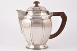 service: sugar-bowl, coffeepot, cream jug, silver, 950 standart, the 40ies of 20th cent., 464.90+240...