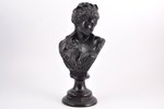 bust, "Leto", cast iron, 29 cm, weight 2000.700 g., USSR, Kasli, 1985...