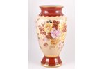 ваза "Гаянэ", 2 настенных блюда, цветы, ручная роспись, фарфор, Рижская фарфоровая фабрика, автор фо...
