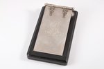 writing-case, silver, мрамор, 84 standard, (вес серебра) ~188 g, 20.5 x 12 cm, factory of Klingert G...