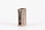 matches' holder, silver, "На памѧть" ("For a remembrance or memory"), 84 standard, 14.40 g, engravin...