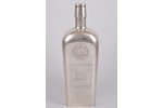 bottle, silver, "Valsts Degvīns", 875 standard, 371.35 g, engraving, 23.5 cm, by Ludwig Rosenthal, 1...