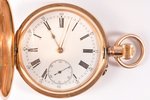 карманные часы, "Павелъ Буре", Швейцария, рубеж 19-го и 20-го веков, золото, 583 проба, (вес изделия...