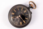 карманные часы, "Павелъ Буре", Швейцария, рубеж 19-го и 20-го веков, металл, 88.90 г, 6.3 x 5.1 см,...