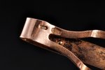 a tie clasp, silver, gilding, 875 standart, 6.15 g., 1963, Jeweller factory of Sverdlovsk, USSR...