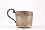 tea glass-holder, silver, The second, who succeed "The week" 1924. Edit.Melders, 900 standard, 48.40...