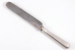 set of 6 knifes, silver, blade (steel) - Varipayev Brothers, 84 standart, the end of the 19th centur...